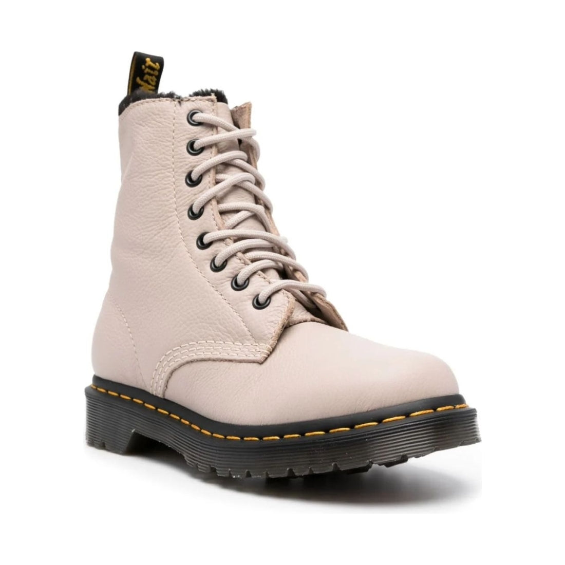 Dr. Martens womens vintage taupe 1460 serena virginia booties | Vilbury London