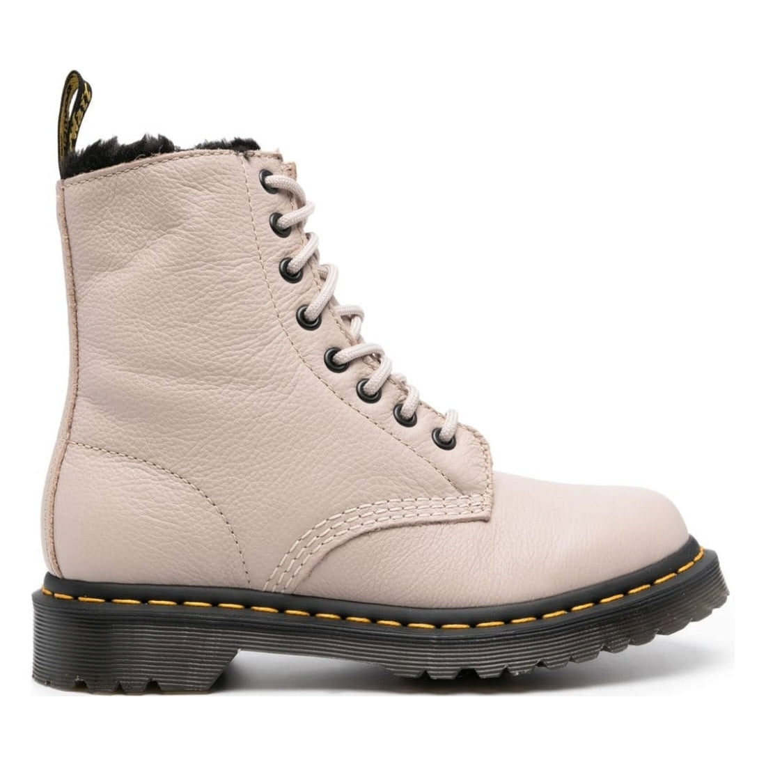 Dr. Martens womens vintage taupe 1460 serena virginia booties | Vilbury London