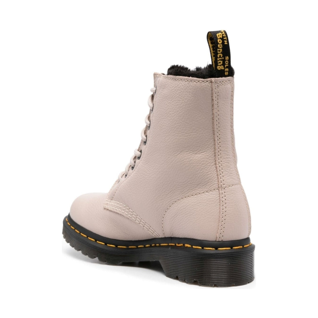 Dr. Martens womens vintage taupe 1460 serena virginia booties | Vilbury London