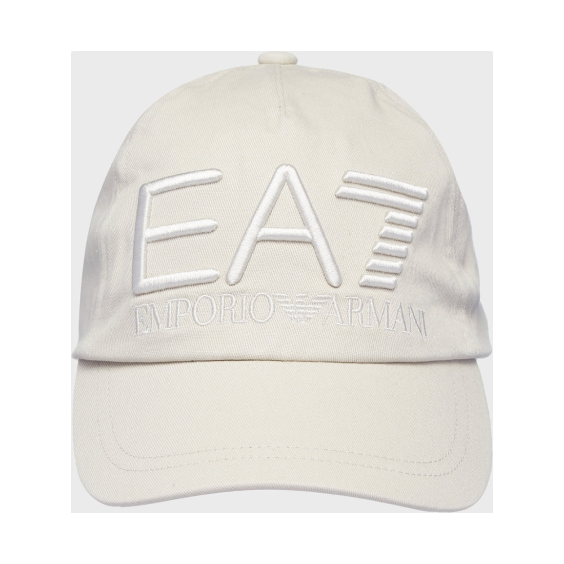 EA7 unisex adults silver cloud casual baseball hat | Vilbury London