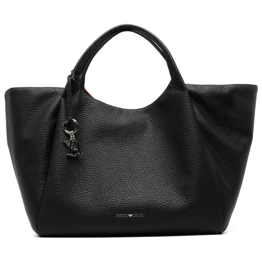 Emporio Armani womens nero casual shopping bag | Vilbury London