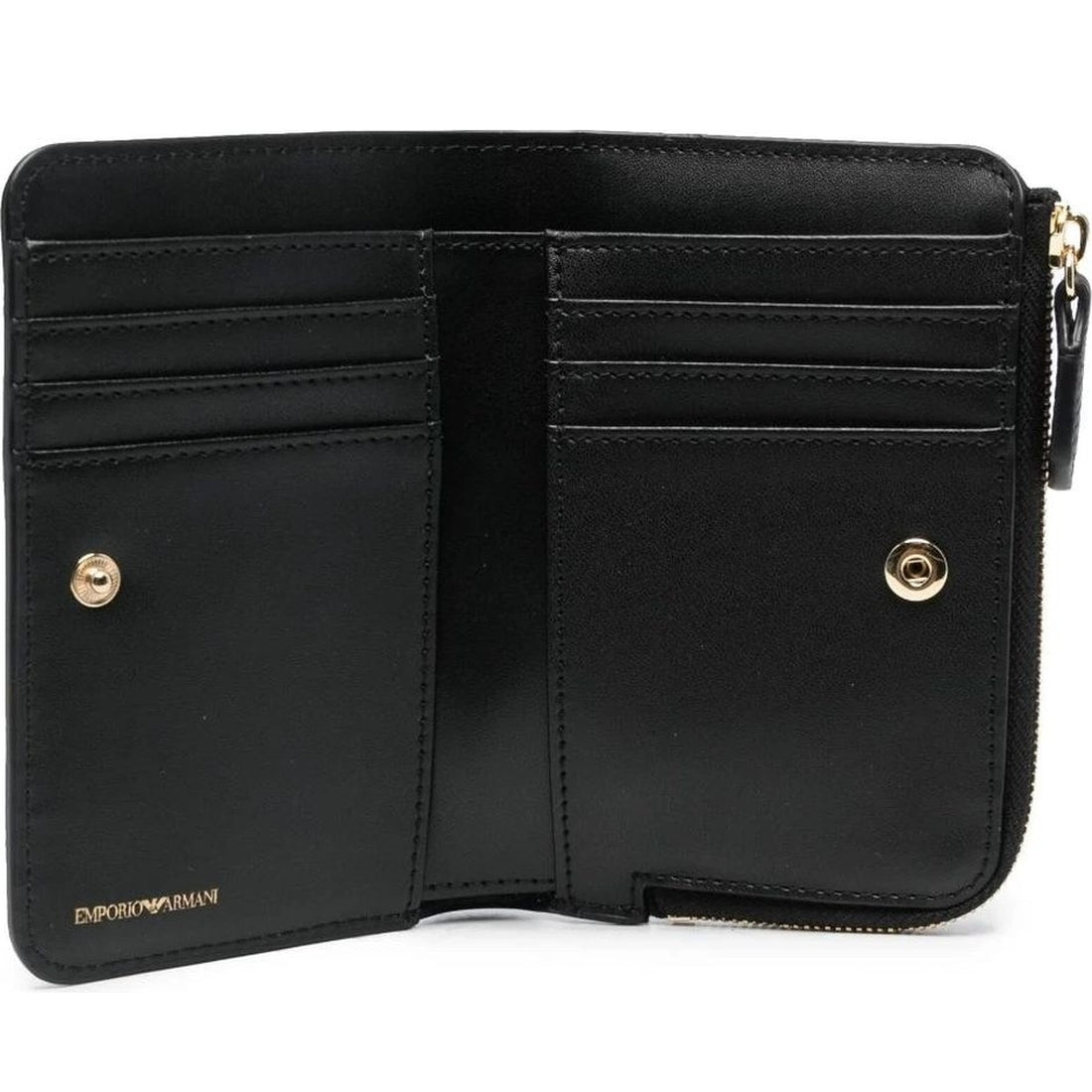 Emporio Armani womens nero casual card holder | Vilbury London