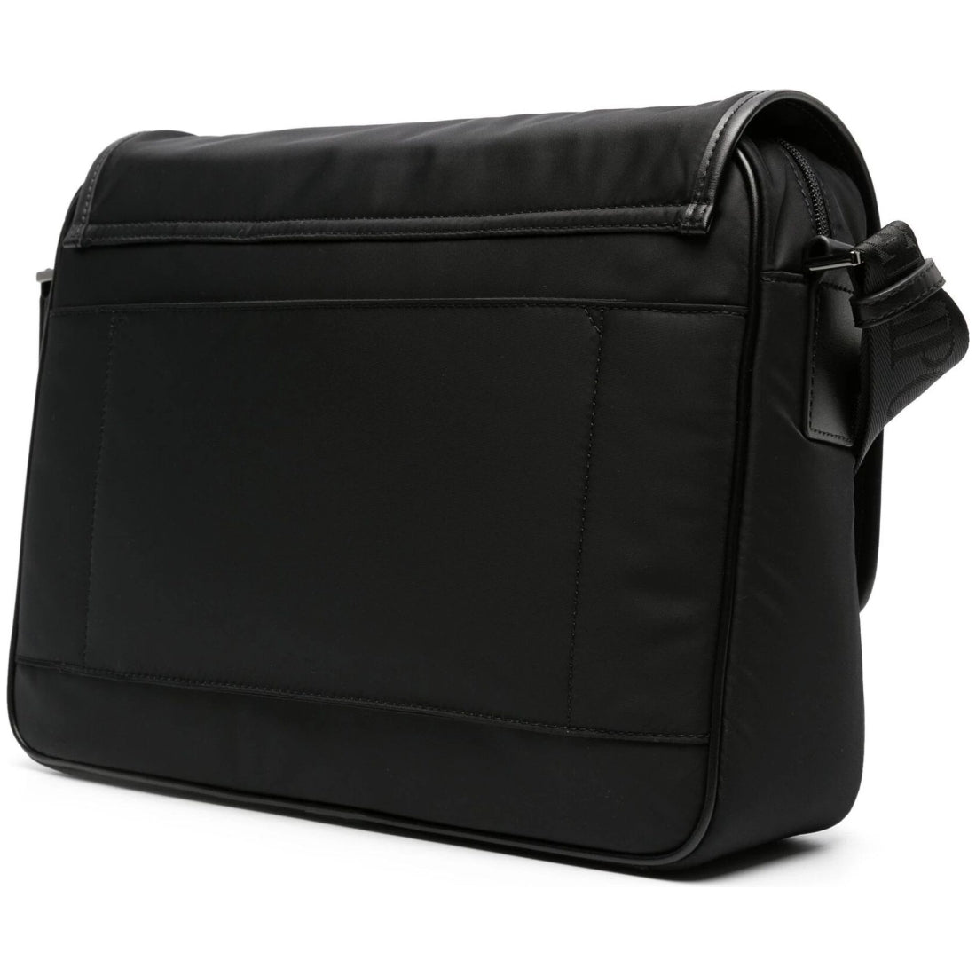 Emporio Armani mens nero casual shoulder bag | Vilbury London