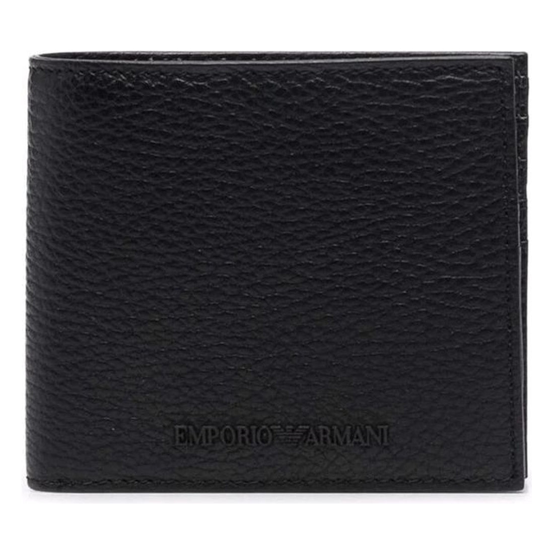 Emporio Armani mens nero casual wallet | Vilbury London