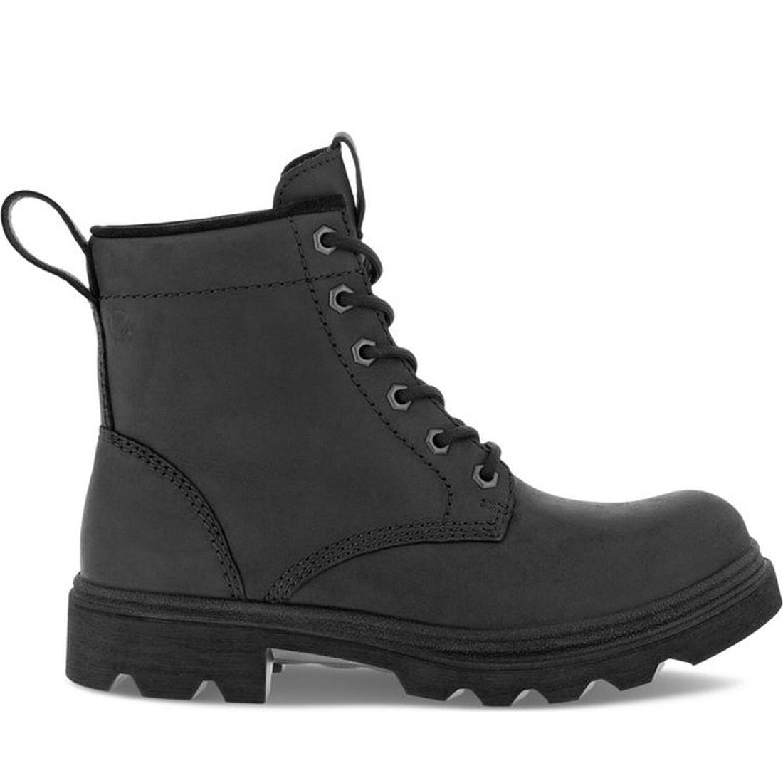 ECCO womens black grainer booties | Vilbury London