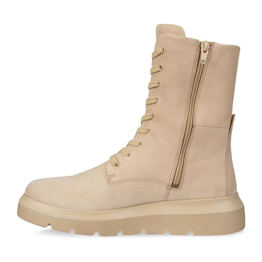 ECCO womens beige nouvelle booties | Vilbury London