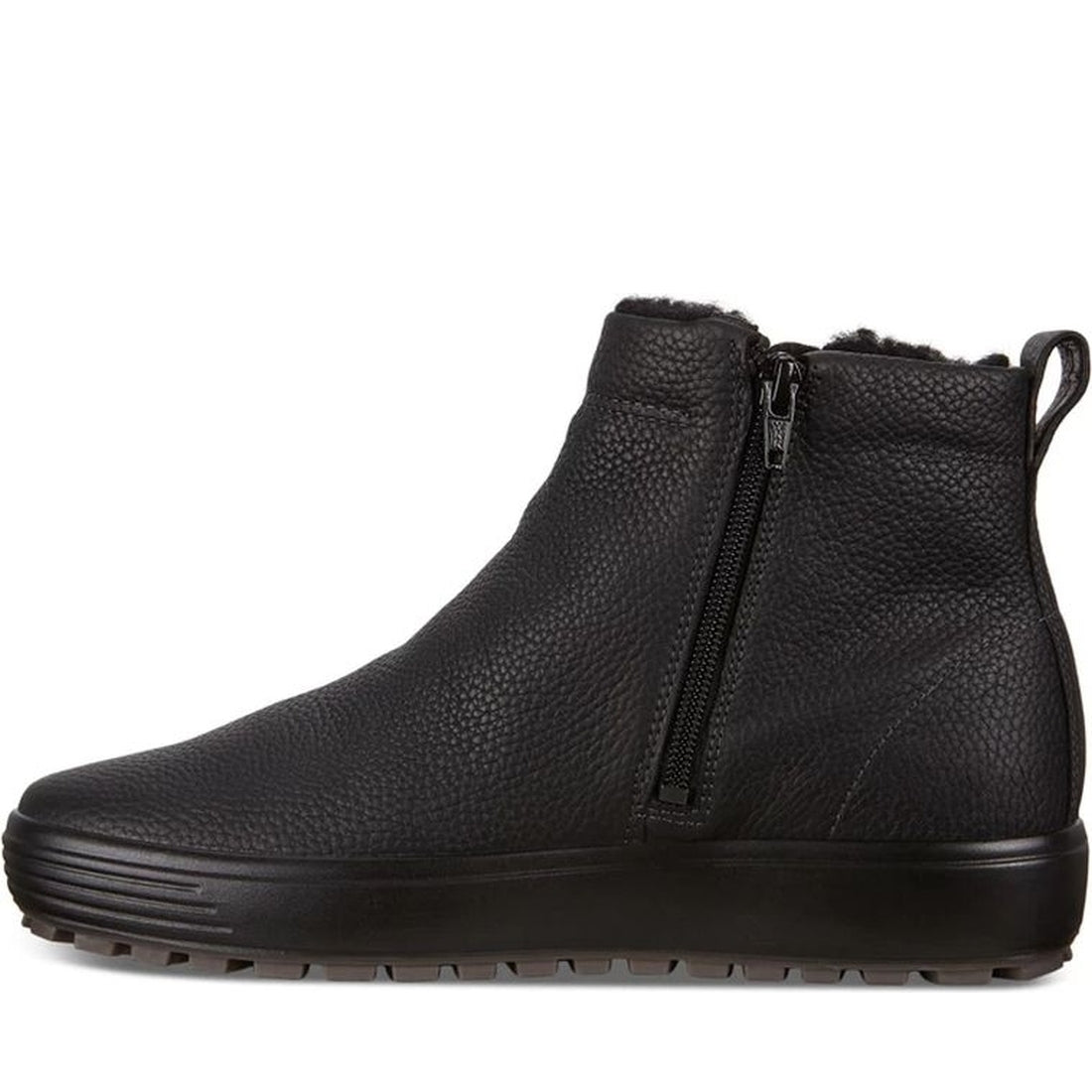 ECCO mens black soft 7 trend booties | Vilbury London