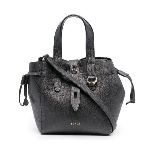 FURLA womens nero furla net mini tote | Vilbury London