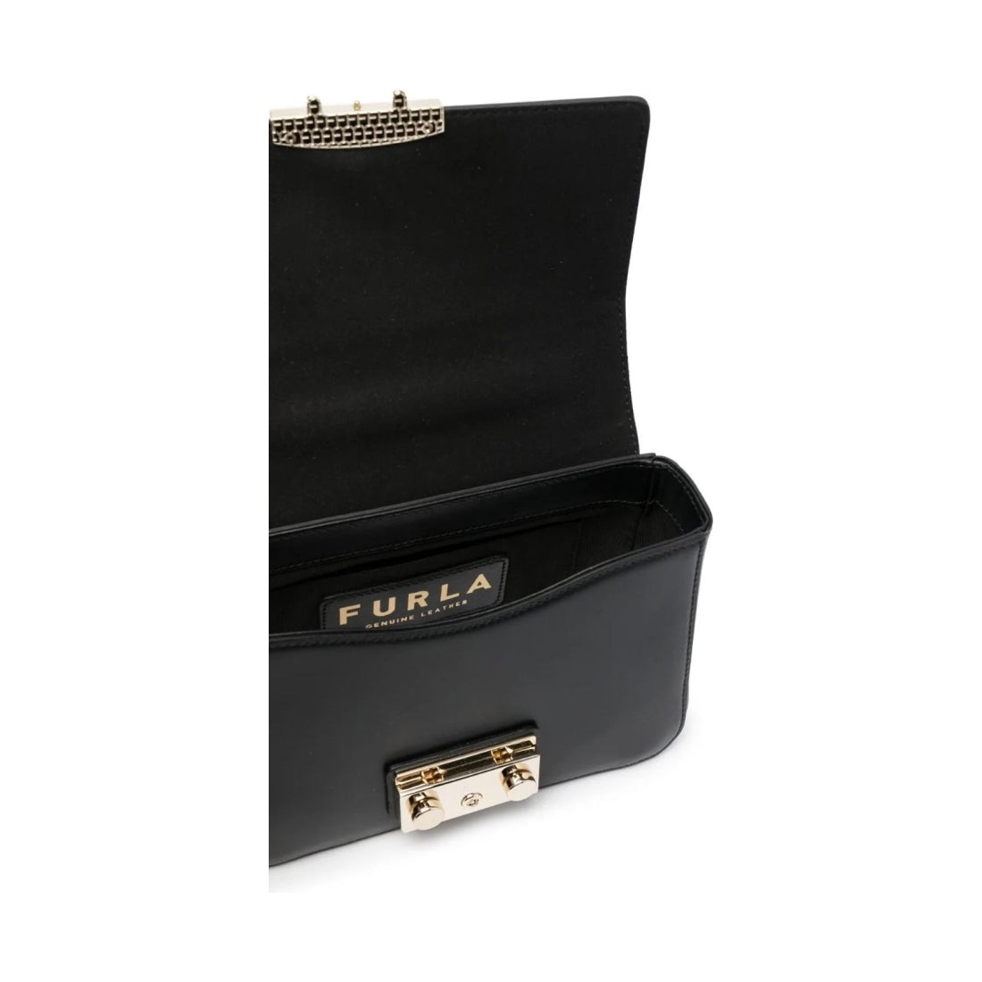 FURLA womens nero metropolis mini top handle | Vilbury London