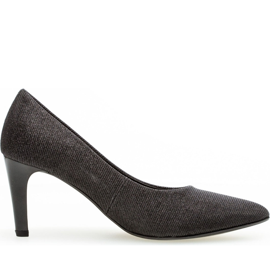 Gabor womens black elegant closed pumps | Vilbury London