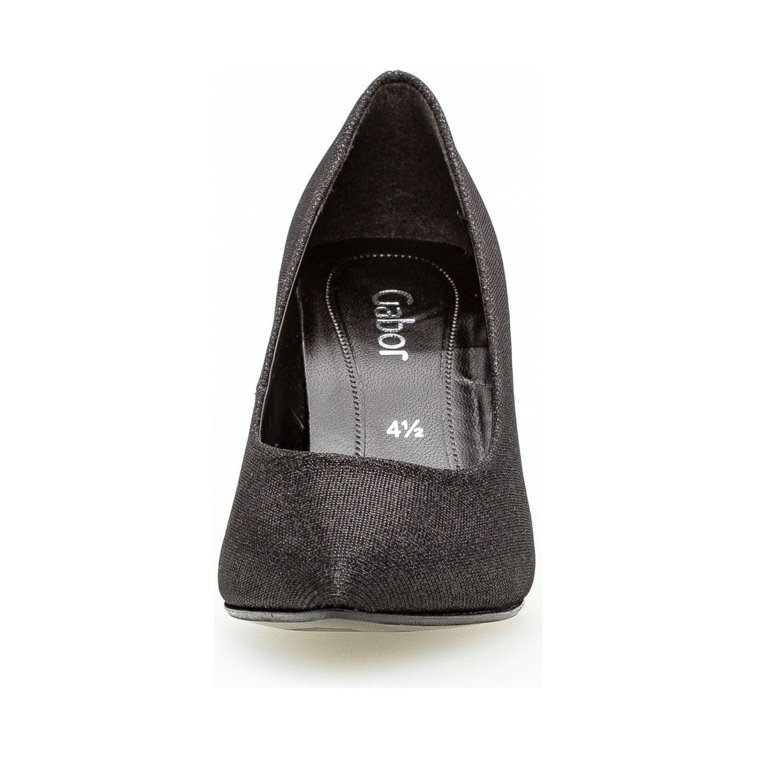 Gabor womens black elegant closed pumps | Vilbury London