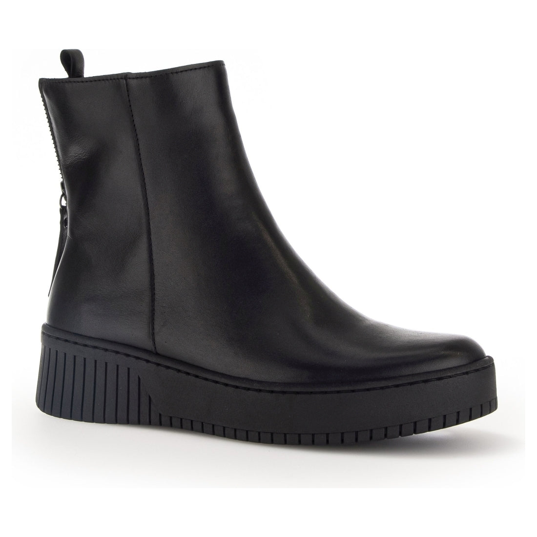 Gabor womens black casual closed booties | Vilbury London