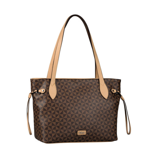 Gabor womens mixed brown barina tote bag | Vilbury London