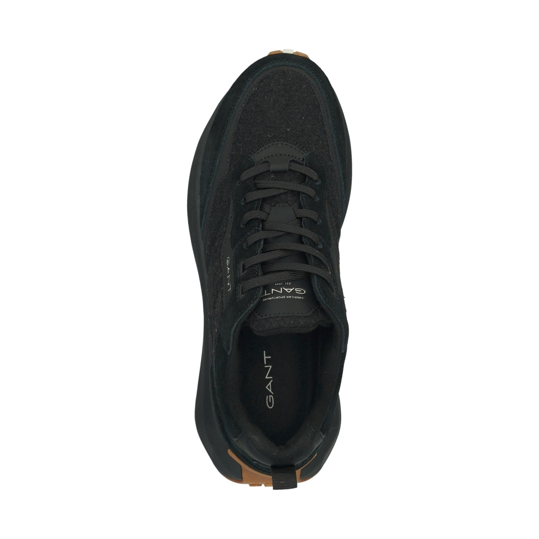 Gant mens black ronder sport shoe | Vilbury London