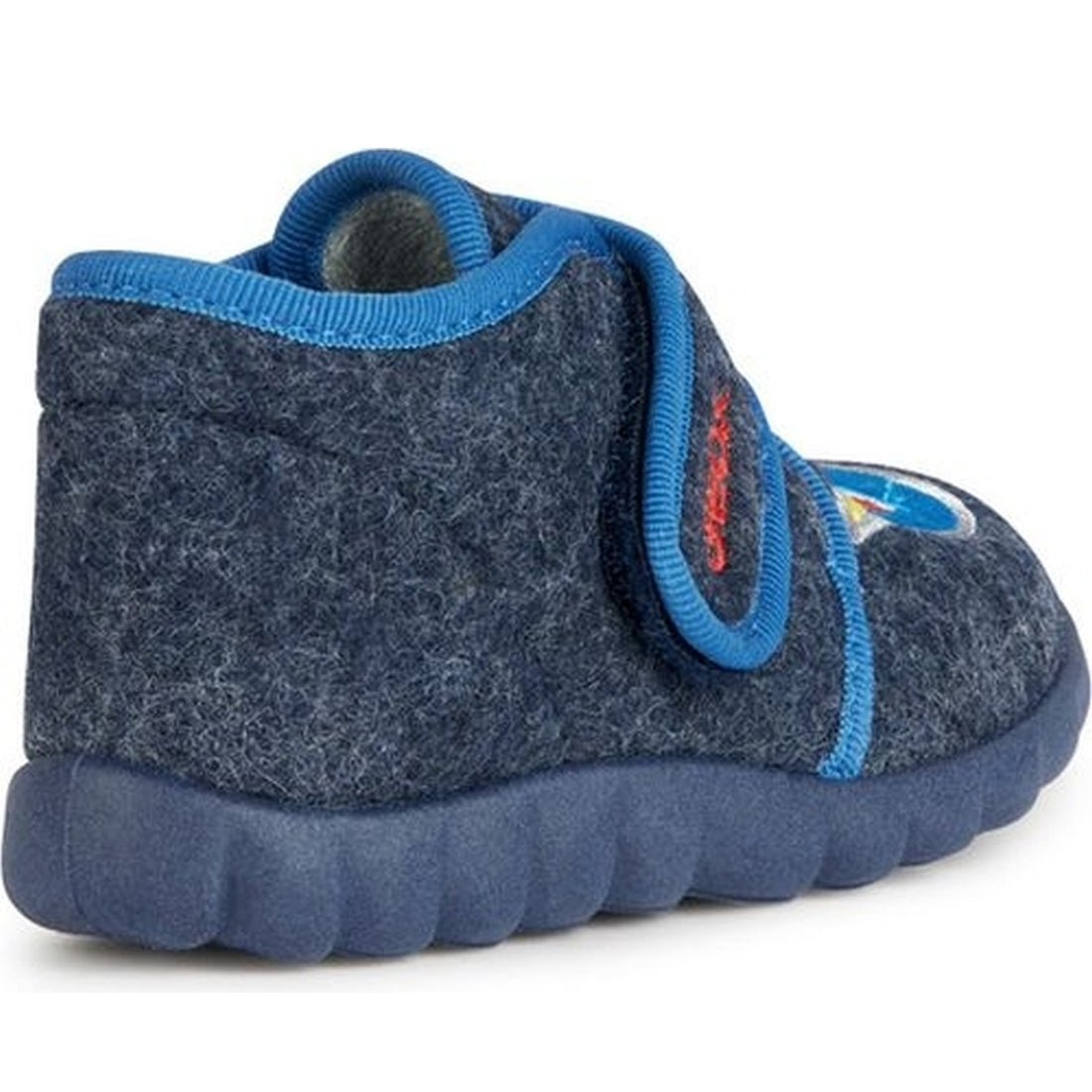 Geox boys navy, royal zyzie indoor slippers | Vilbury London