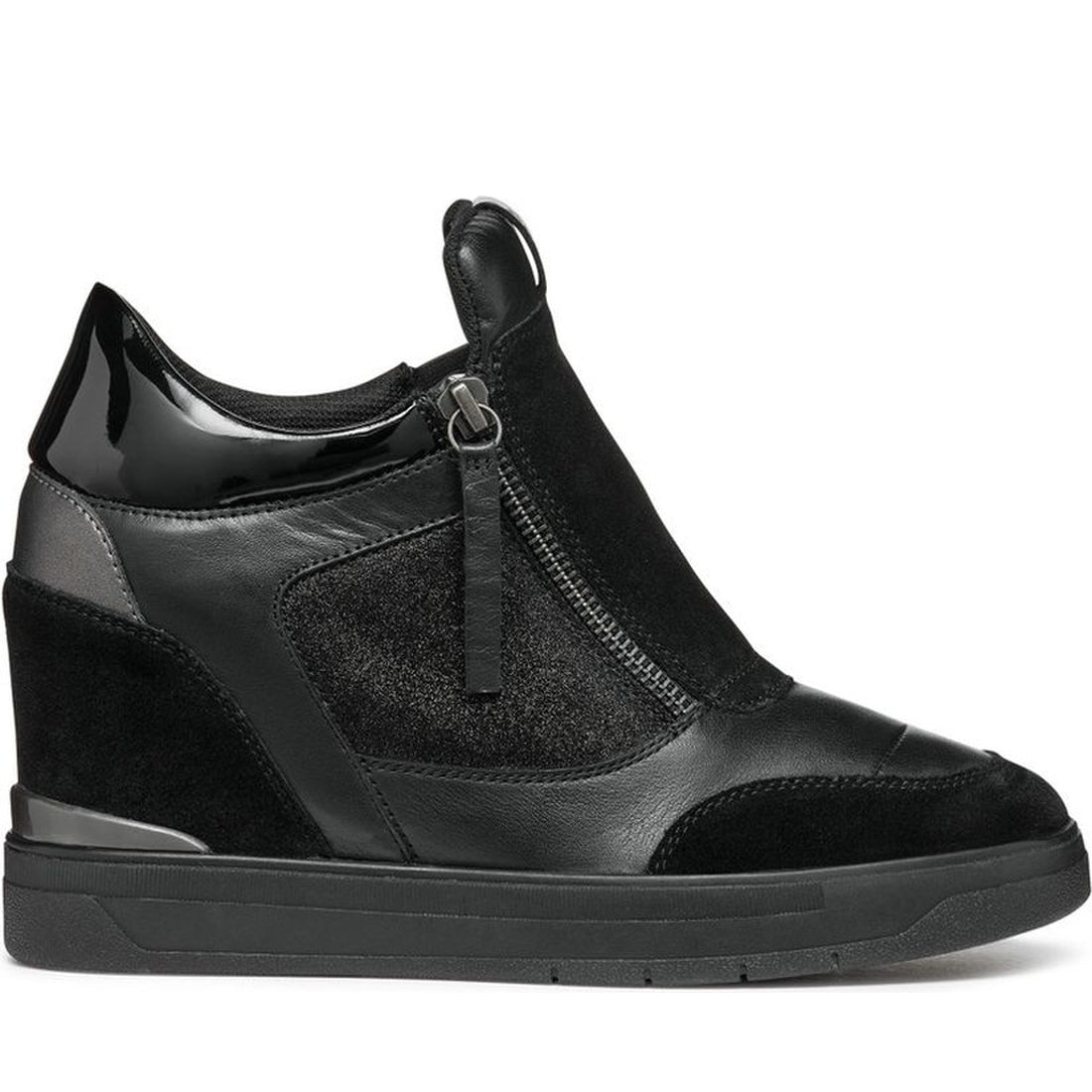 Geox womens black maurica booties | Vilbury London