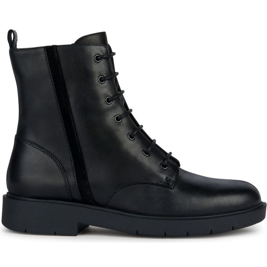 Geox womens black spherica ec1 booties | Vilbury London