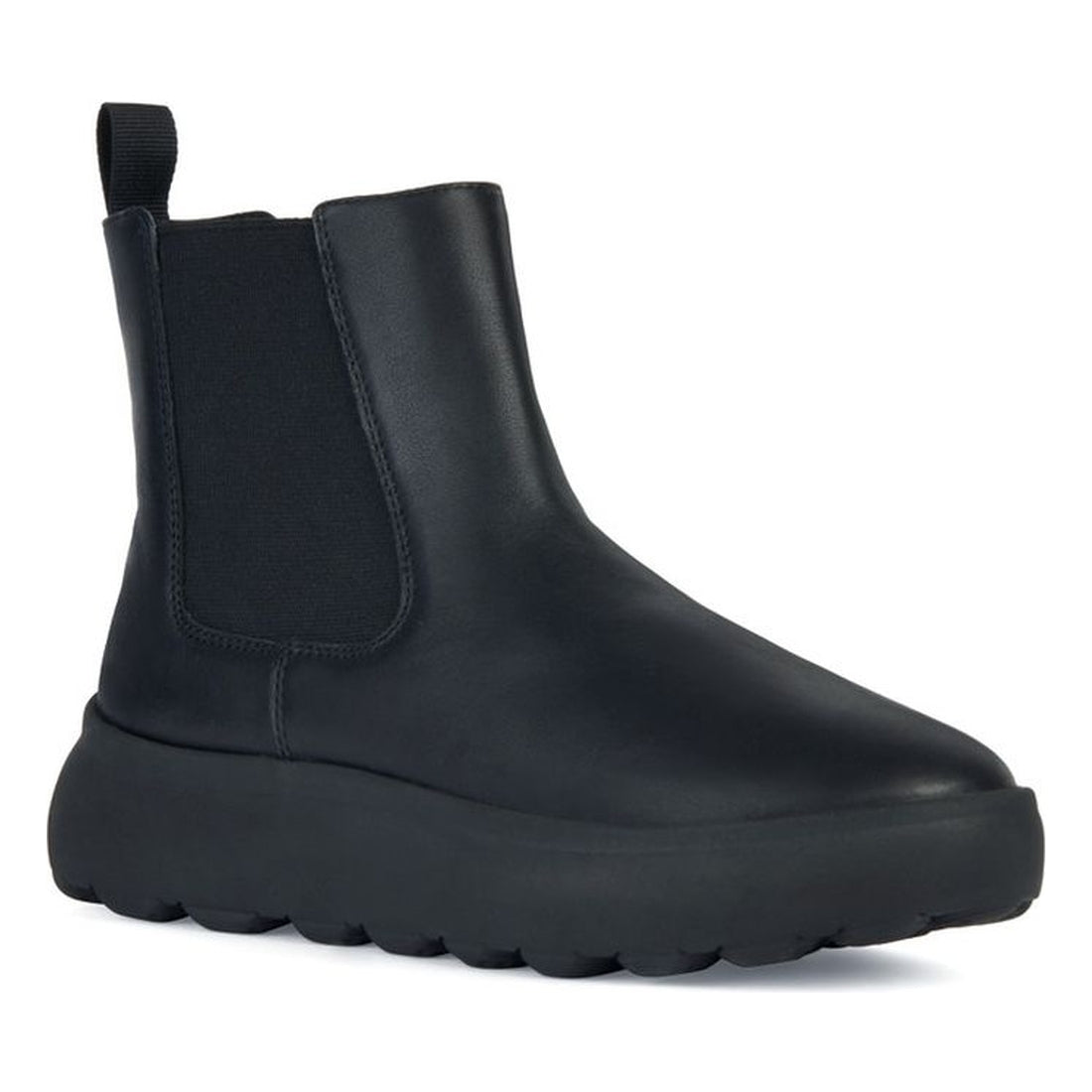 Geox womens black spherica ec4.1 booties | Vilbury London