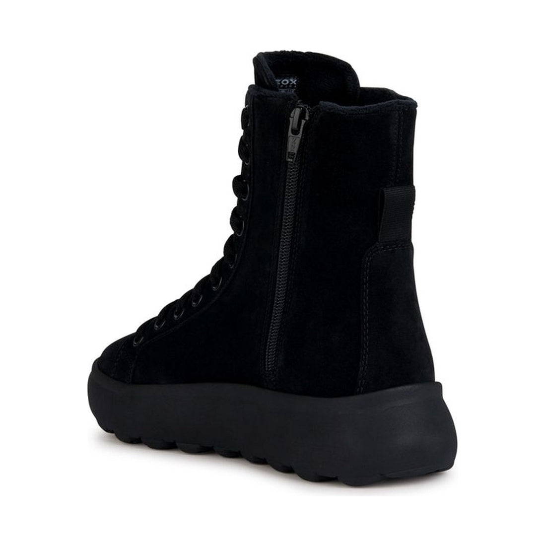 Geox womens black spherica ec4.1 booties | Vilbury London