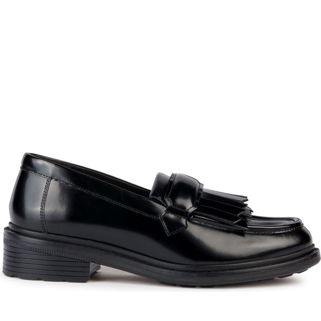 Geox womens black walk pleasure loafer | Vilbury London