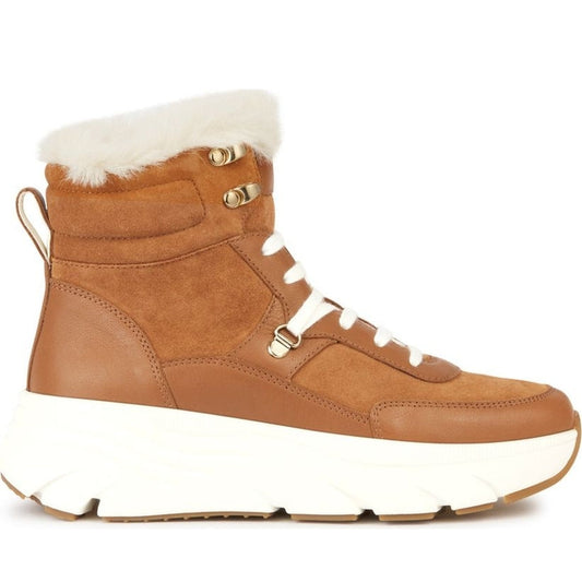 Geox womens cognac diamanta booties | Vilbury London