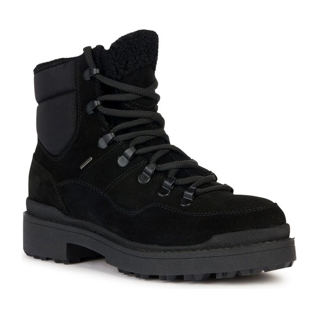 Geox womens black nevegal abx booties | Vilbury London