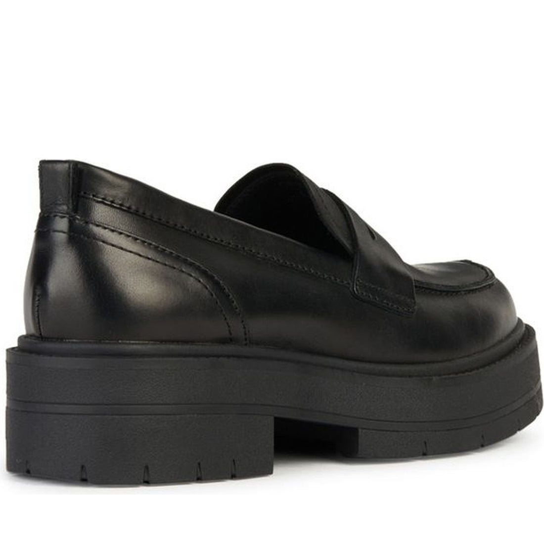 Geox womens black spherica ec7 loafer | Vilbury London