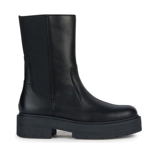 Geox womens black spherica ec7 booties | Vilbury London