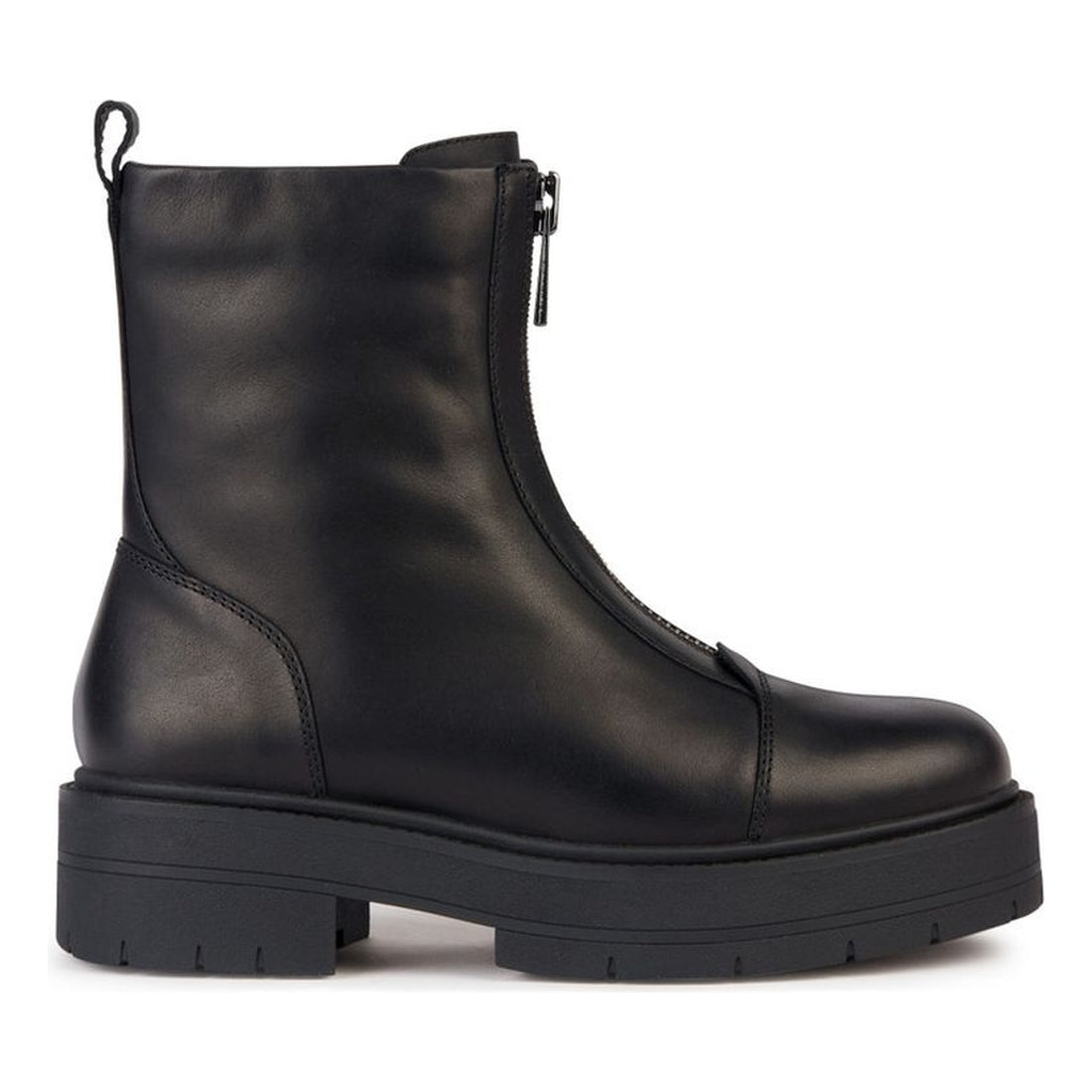 Geox womens black spherica ec7 booties | Vilbury London