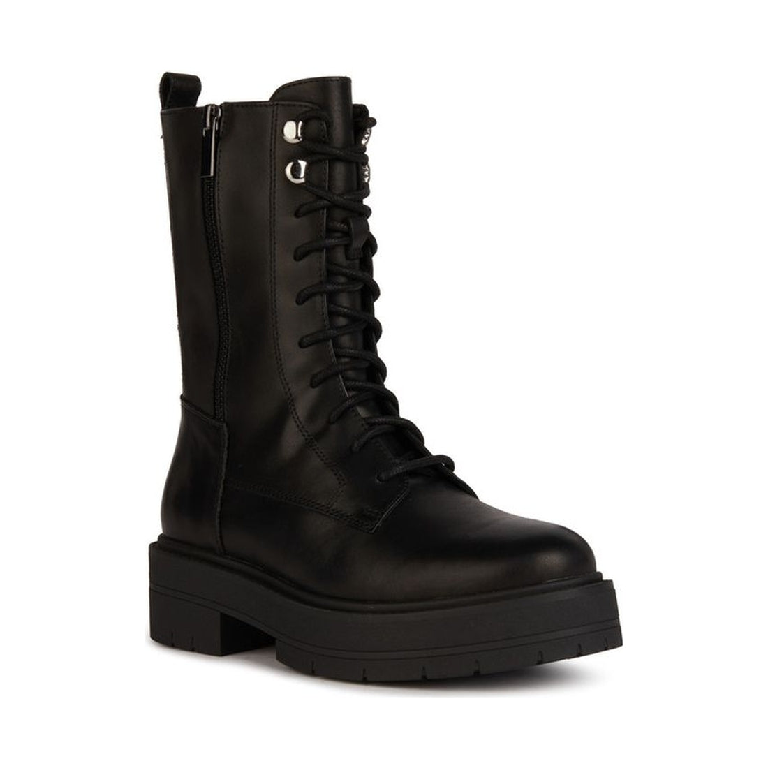 Geox womens black spherica ec7 booties | Vilbury London