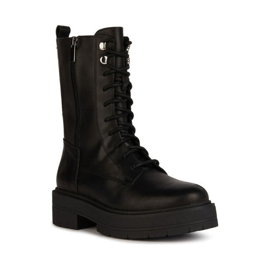 Geox womens black spherica ec7 booties | Vilbury London