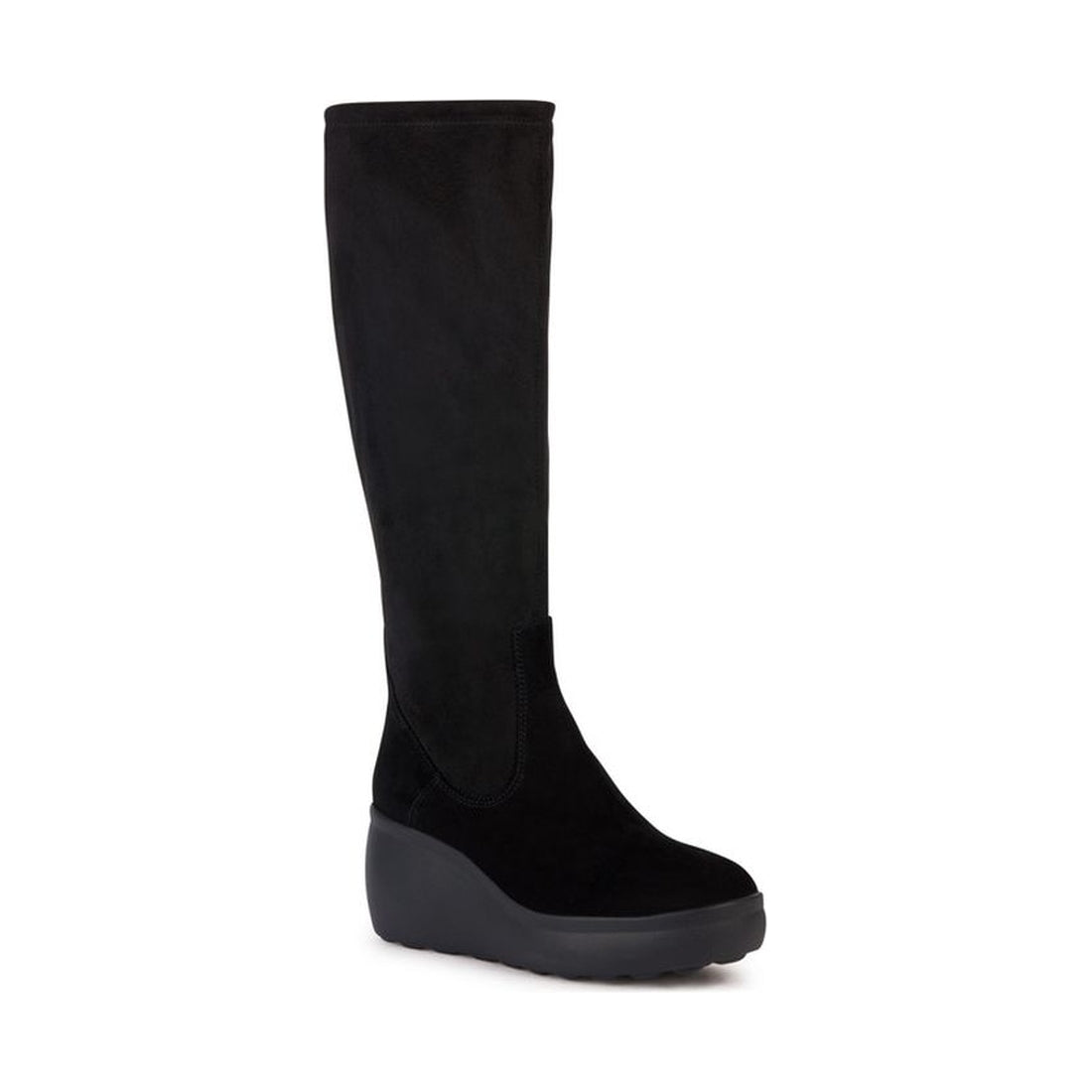 Geox womens black spherica ec9 boots | Vilbury London