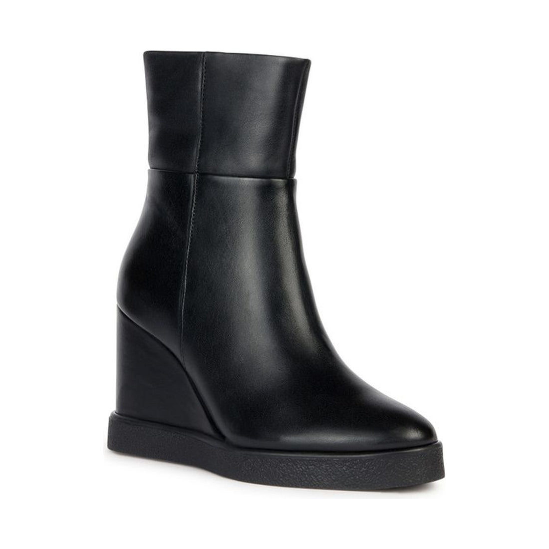 Geox womens black elidea booties | Vilbury London