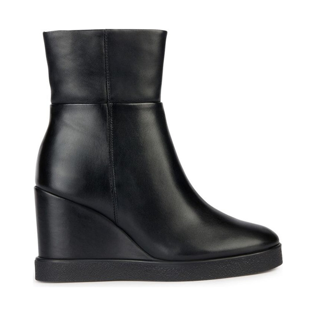 Geox womens black elidea booties | Vilbury London