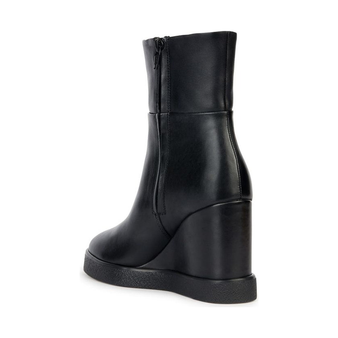 Geox womens black elidea booties | Vilbury London