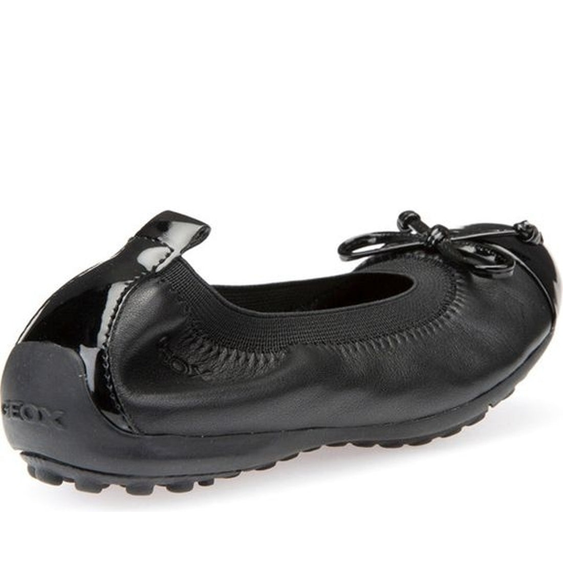 Geox girls black piuma ballerine ballerinas | Vilbury London