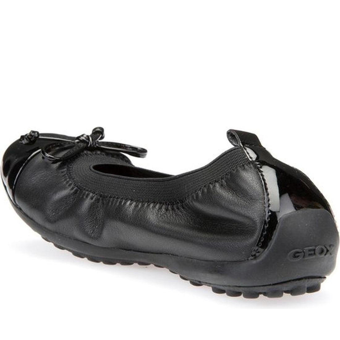 Geox girls black piuma ballerine ballerinas | Vilbury London