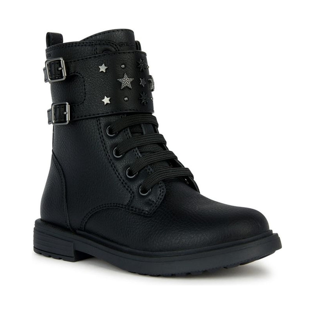 Geox girls black, gun eclair booties | Vilbury London