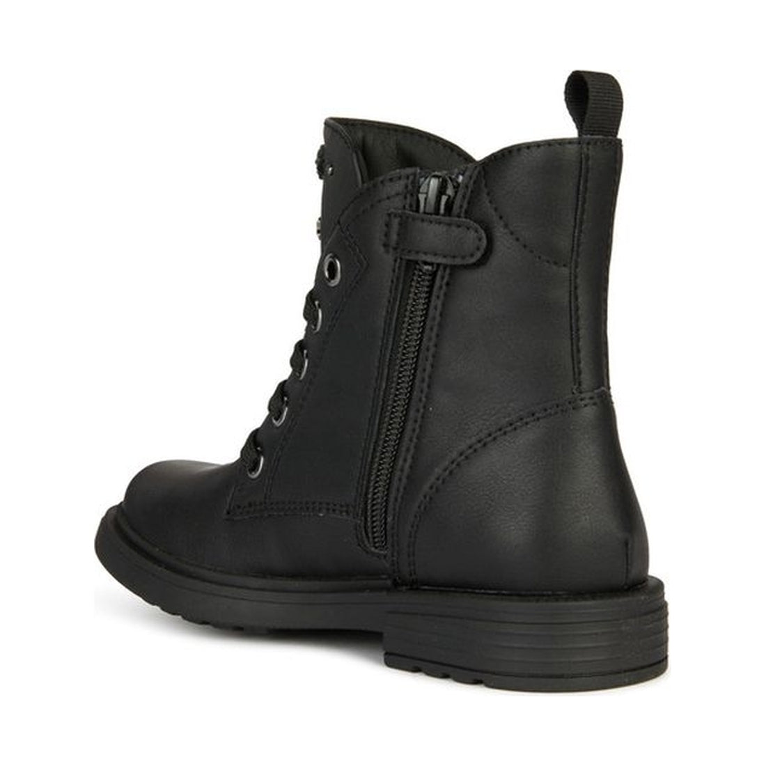 Geox girls black, gun eclair booties | Vilbury London