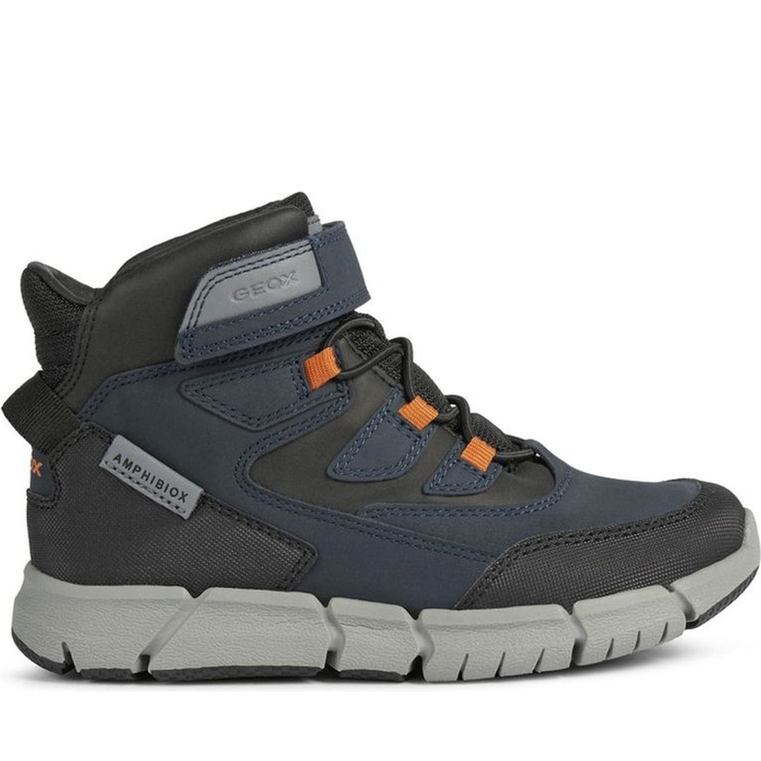 Geox boys navy, grey flexyper abx booties | Vilbury London