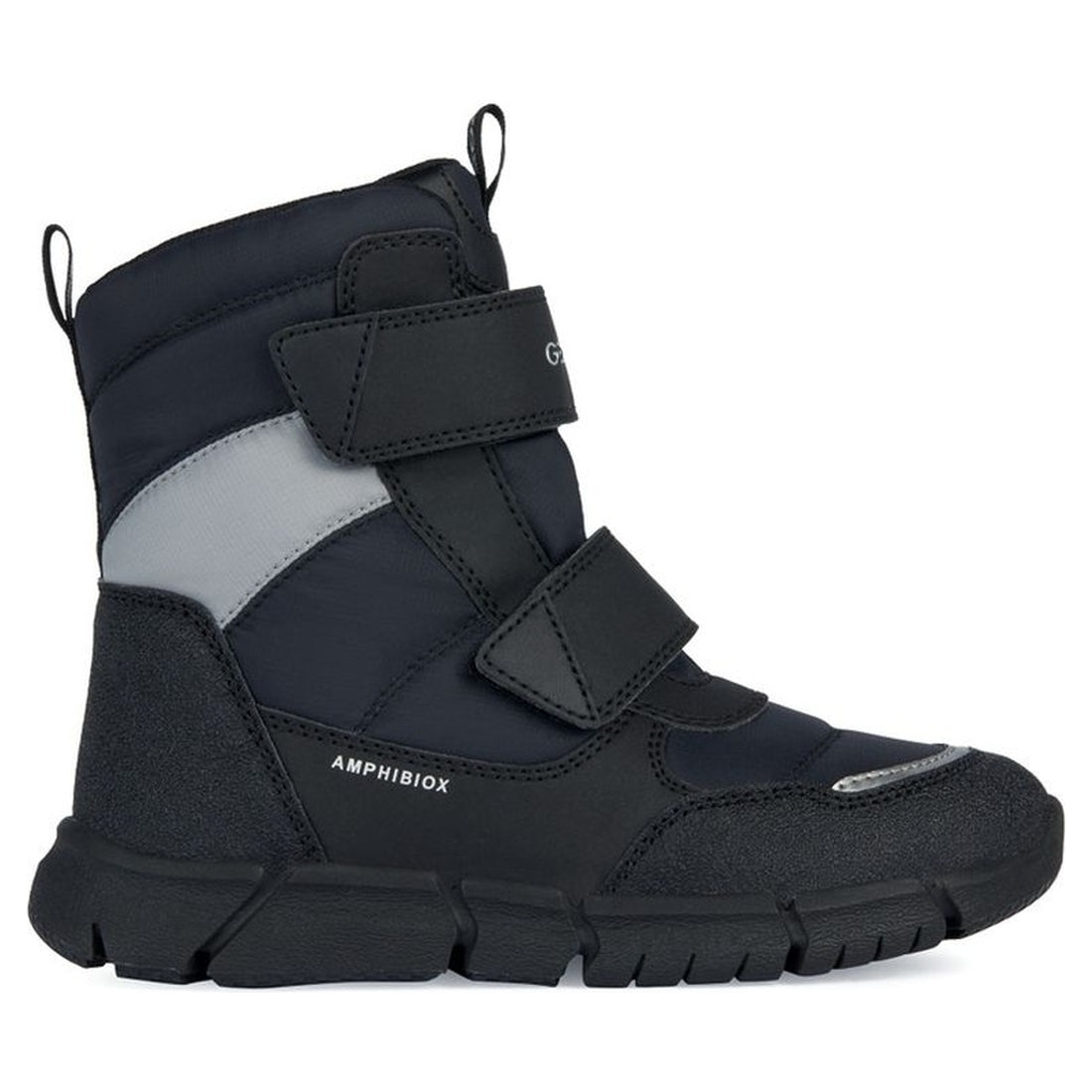 Geox boys black flexyper abx booties | Vilbury London