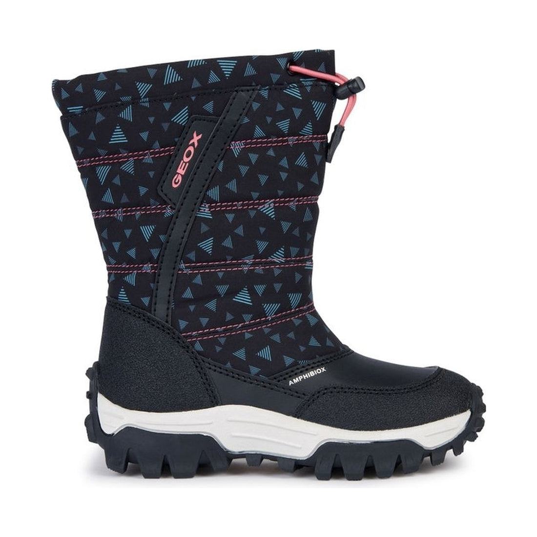 Geox girls black, watersea himalaya boots | Vilbury London