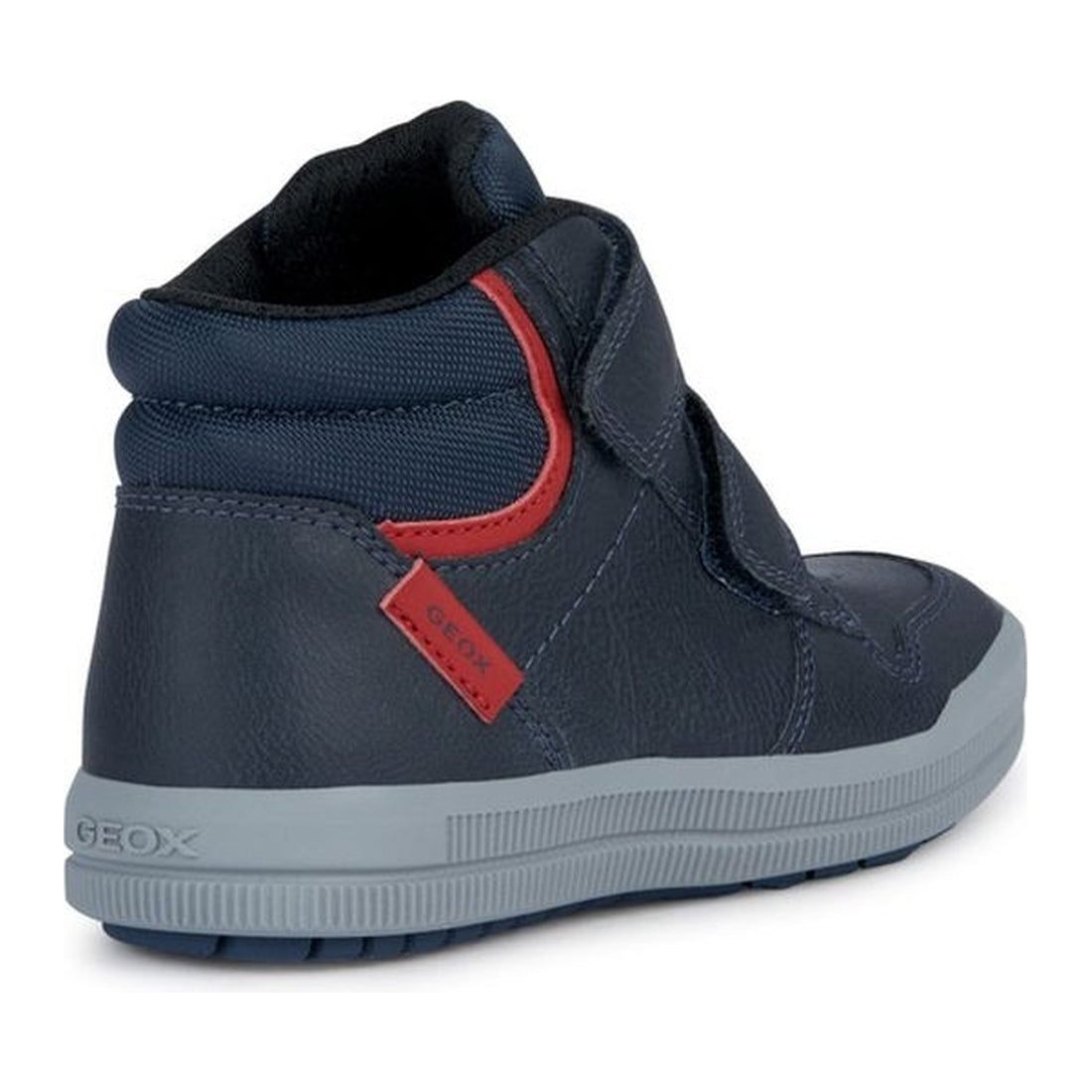 Geox boys navy, red arzach booties | Vilbury London