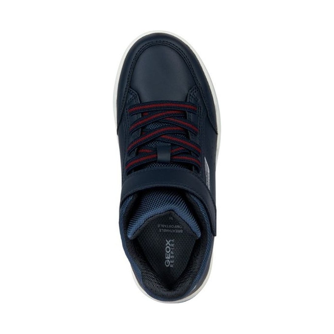 Geox boys navy, red perth booties | Vilbury London