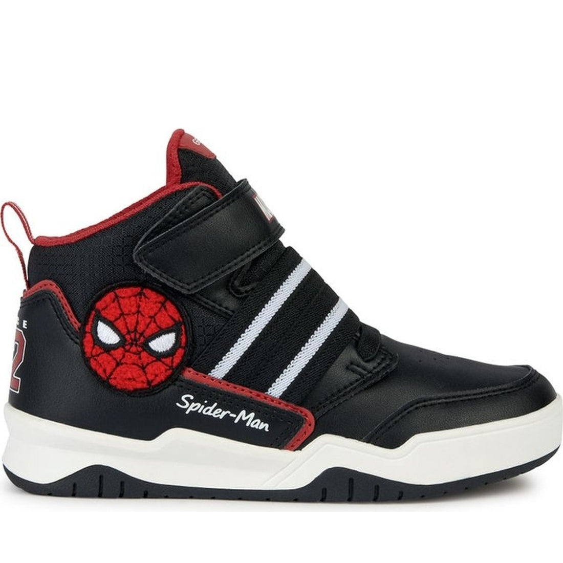 Geox boys black, red perth booties | Vilbury London