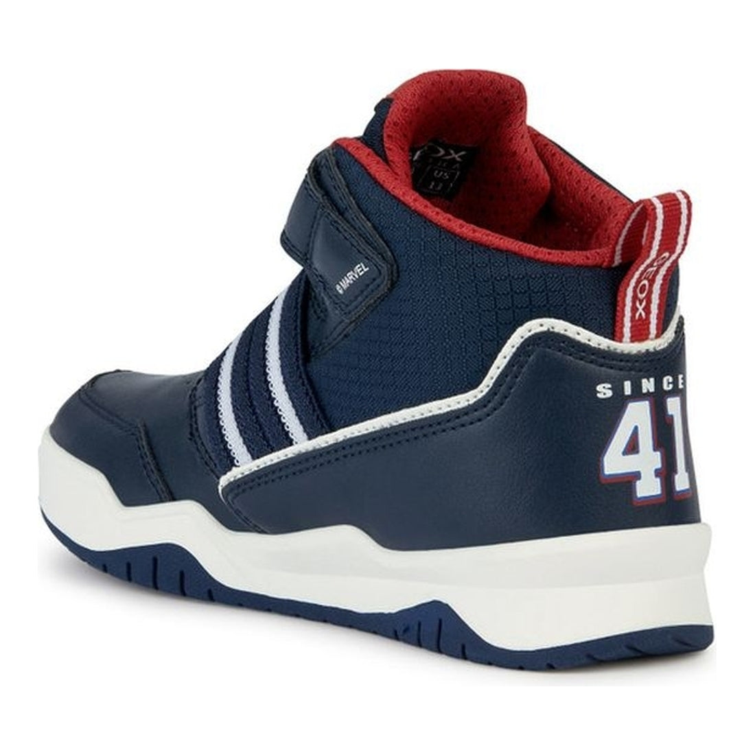 Geox boys navy, red perth booties | Vilbury London