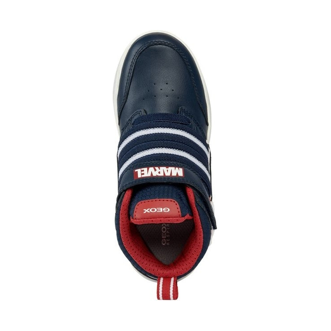 Geox boys navy, red perth booties | Vilbury London