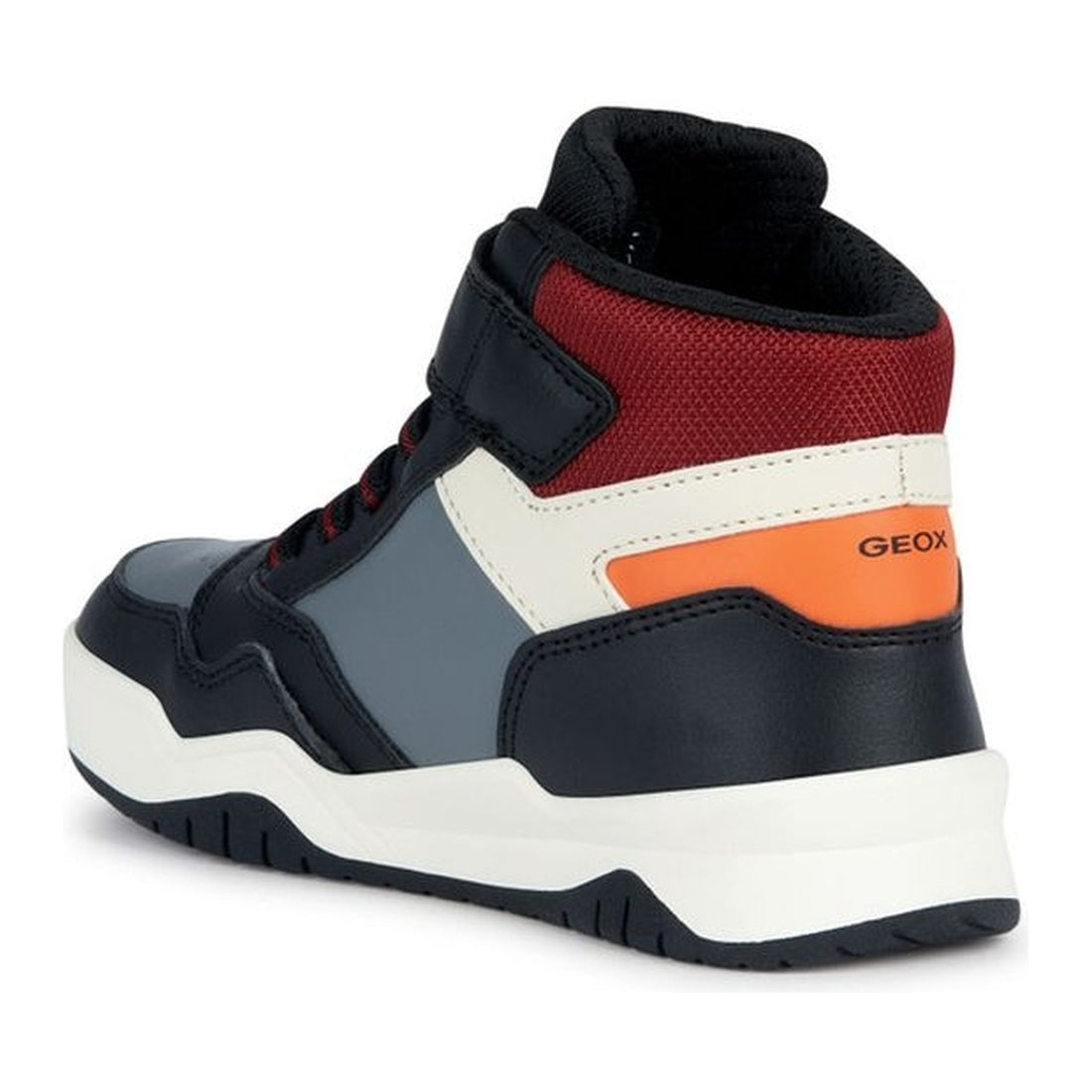 Geox boys black, orange perth booties | Vilbury London