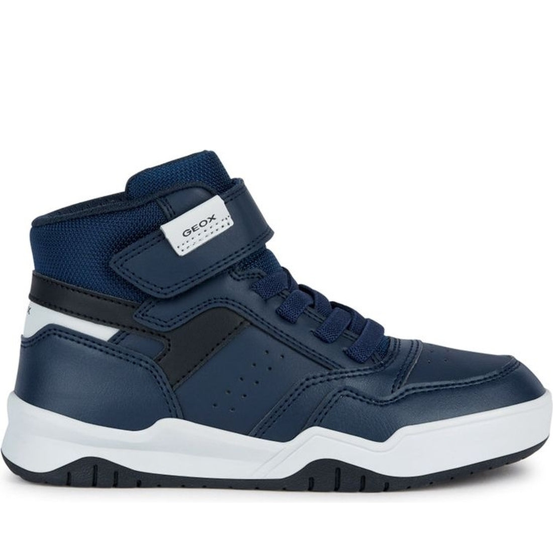 Geox boys navy, lt grey perth booties | Vilbury London