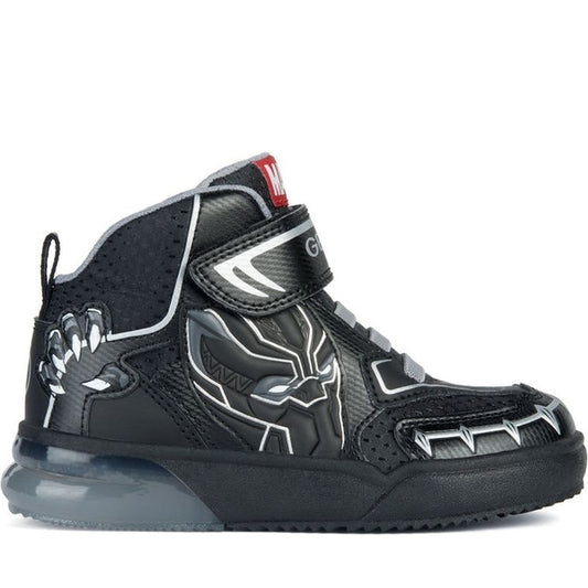 Geox boys black, silver grayjay booties | Vilbury London